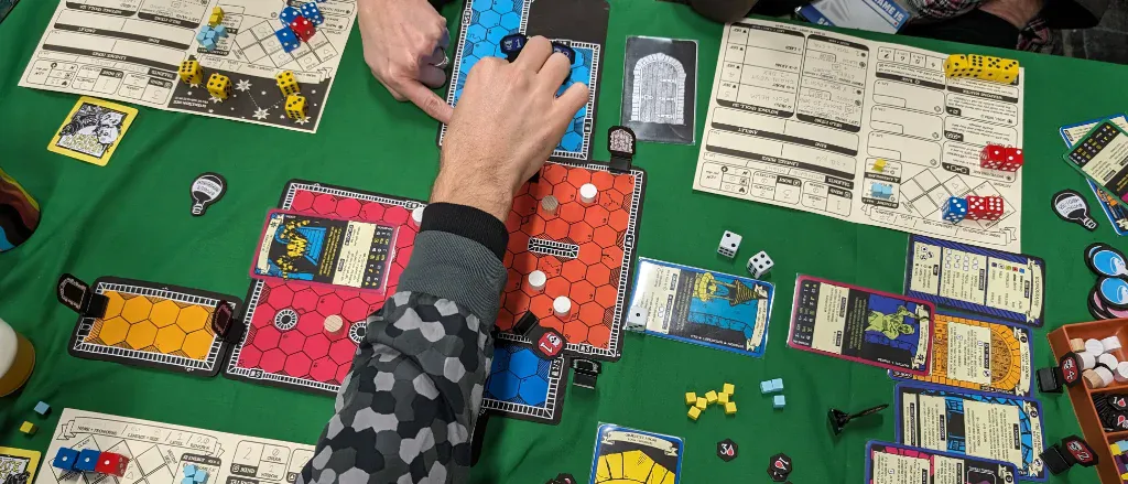 Snaps from the playtesting Snaps from the playtesting