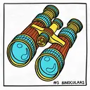 #5 Binoculars // Inktober 2024 - 2024-10-05