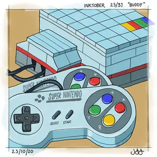 Buddy, 25/31, Inktober 2020