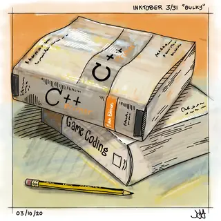 Bulky, 3/31, Inktober 2020