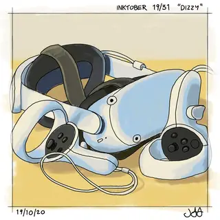 Dizzy, 19/31, Inktober 2020