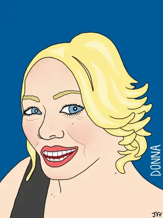 Donna - iPad finger paintings