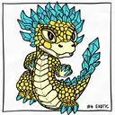 #4 Exotic // Inktober 2024 - 2024-10-04