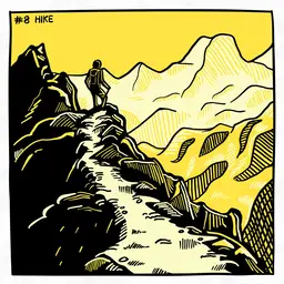 #8 Hike // Inktober 2024 - 2024-10-08