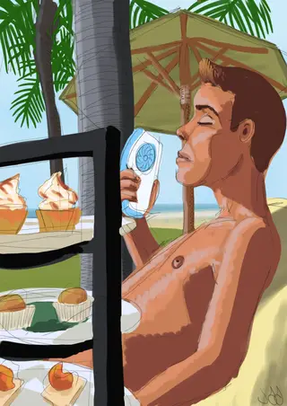 Holiday, sketch a day