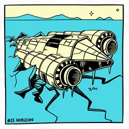 #13 Horizon // Inktober 2024 - 2024-10-13