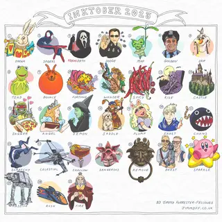 Inktober 2023 - Fin