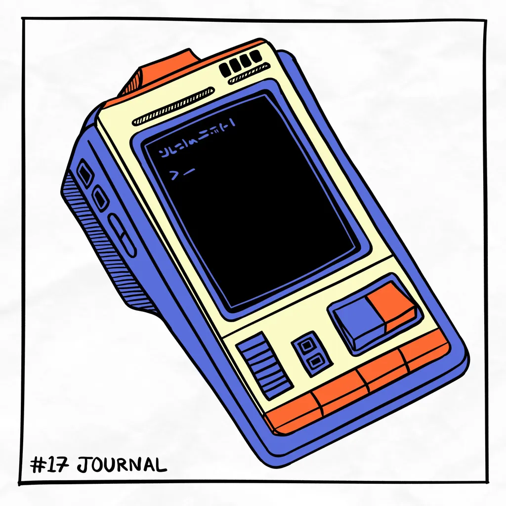 A high-tech journal device from a long lost civilization A high-tech journal device from a long lost civilization
