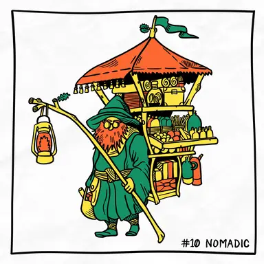 #10 Nomadic // Inktober 2024 - 2024-10-10