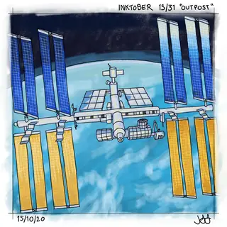 Outpost, 15/31, Inktober 2020