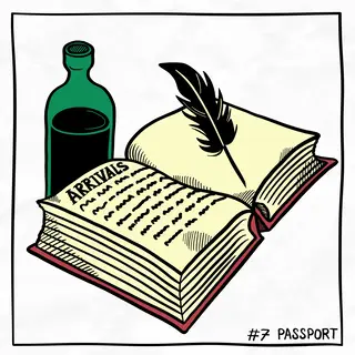 #7 Passport // Inktober 2024