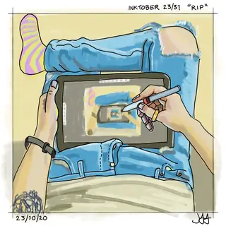 Rip, 23/31, Inktober 2020