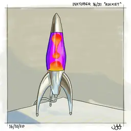 Rocket, 16/31, Inktober 2020 - 2020-10-16