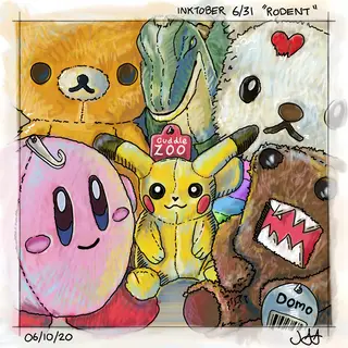 Rodent, 6/31, Inktober 2020