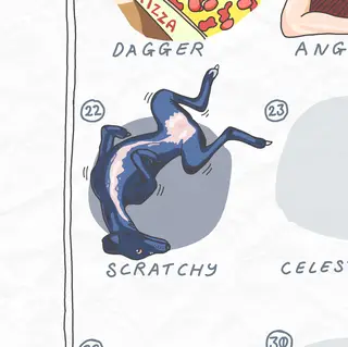 Scratchy 22 - Inktober 2023