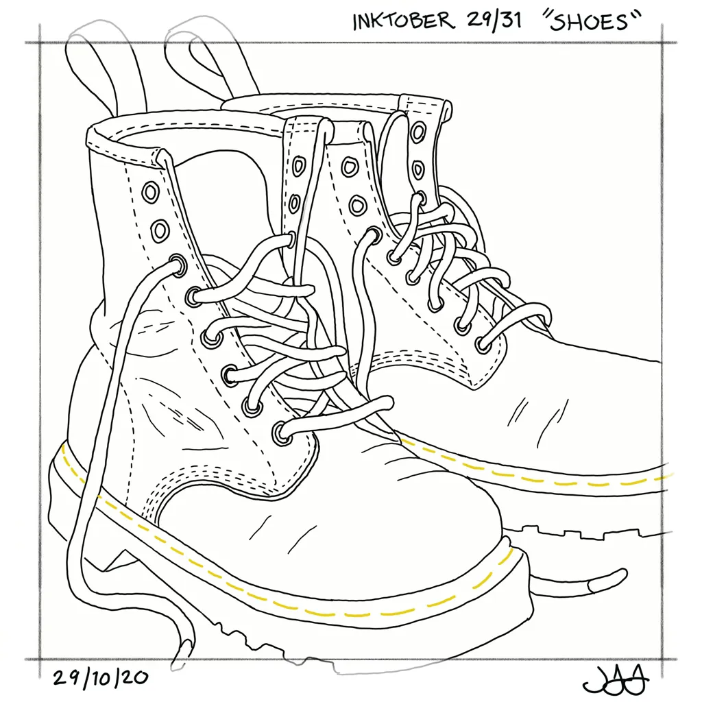 Shoe outline