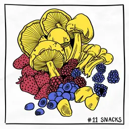 #11 Snacks // Inktober 2024 - 2024-10-11