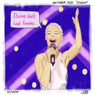 Storm, 17/31, Inktober 2020