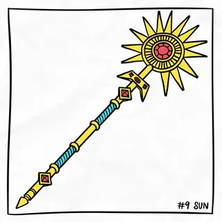 #9 Sun // Inktober 2024