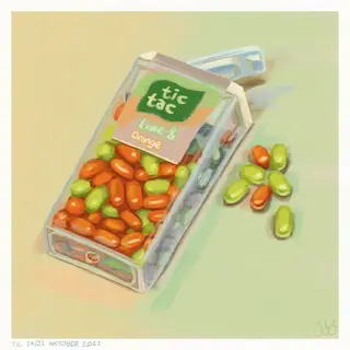 Tic, 14/31, Inktober 2021